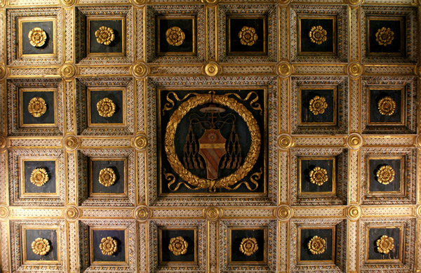 Abbazia di Farfa - soffitto della Basilica